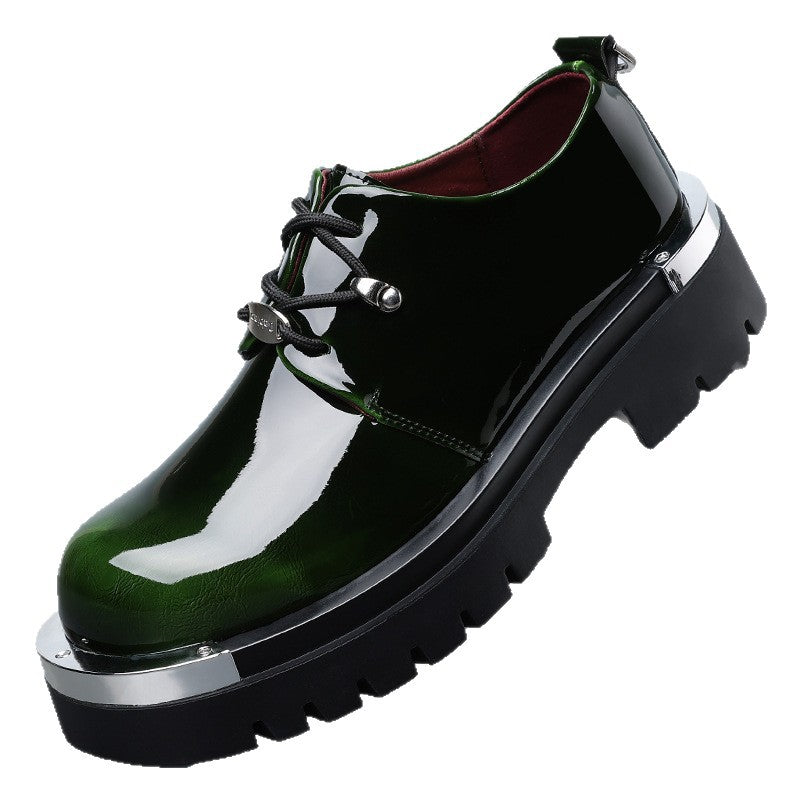 Mens Casual Derby Shoes with Height Increase