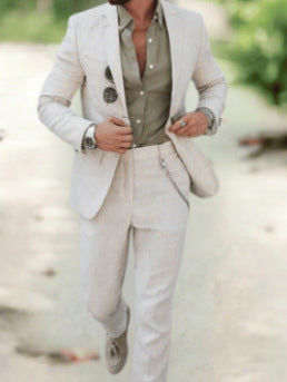Digital Print Slim Fit Suit Set
