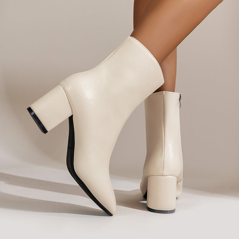High Heels Short Boots Women&