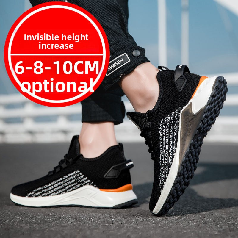Mens Height Increase Casual Sneakers