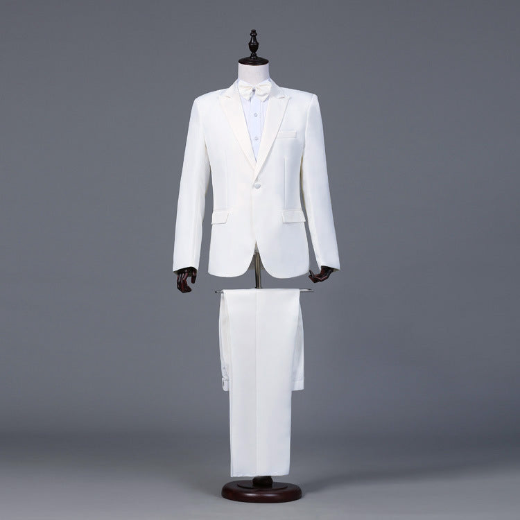 Mens Performance Suit with Bowtie