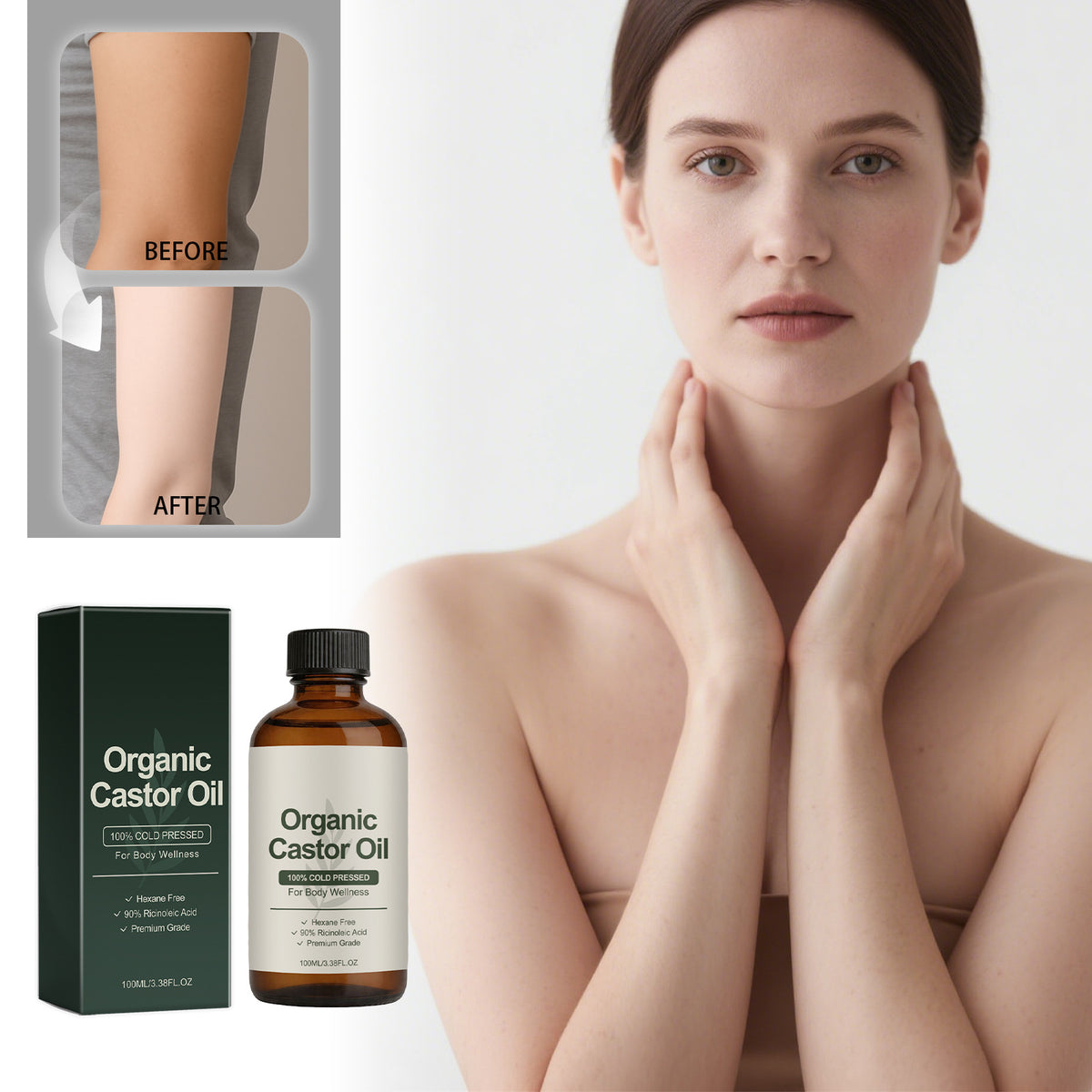 Castor Seed Oil Moisturizing Skin Care