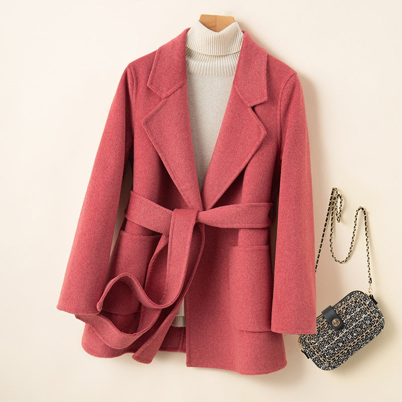 Winter and autumn cashmere coat and woolen jacket