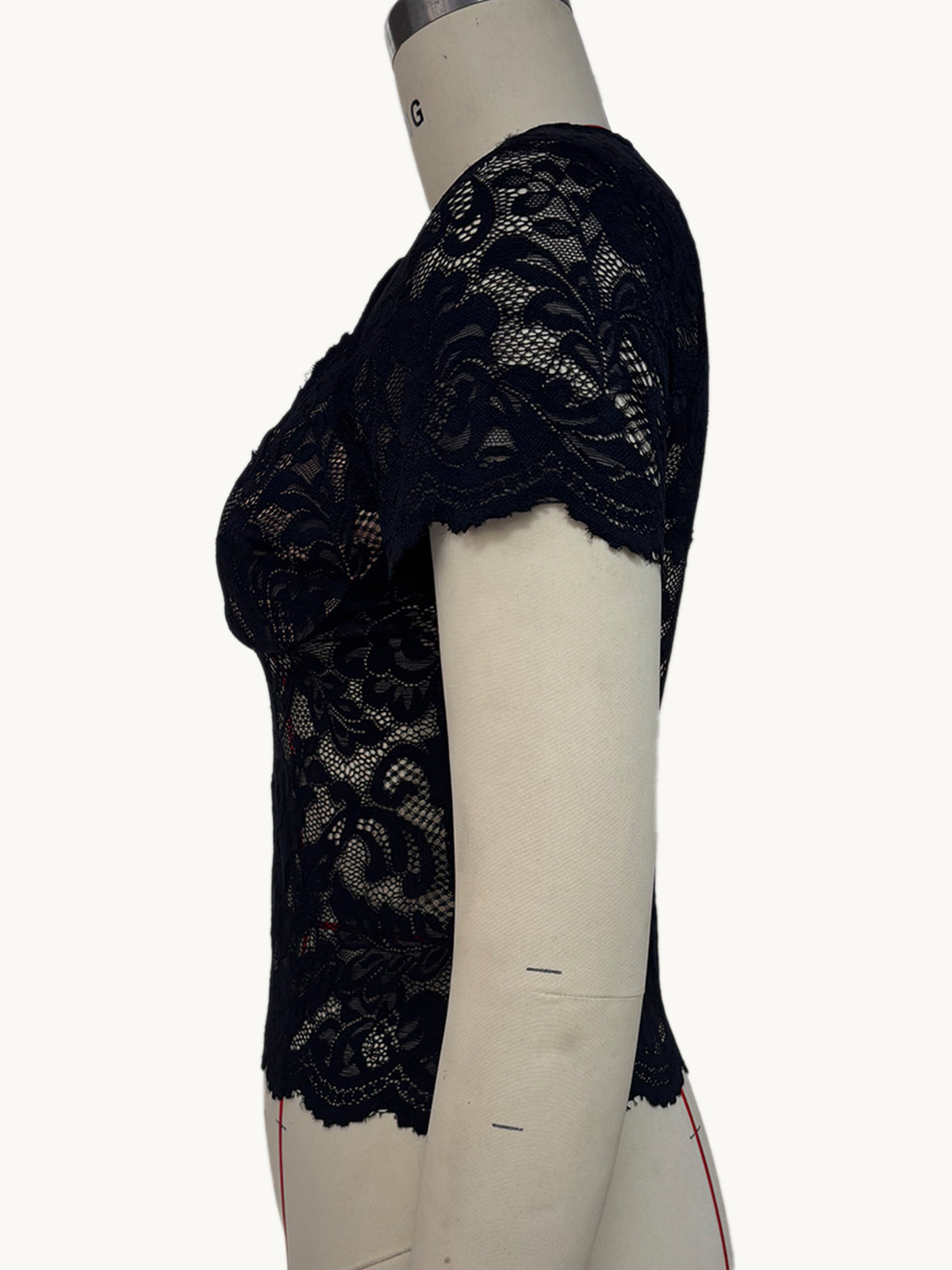 Hollow Lace T-shirt