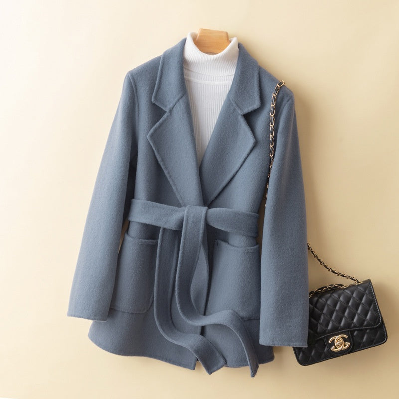 Winter and autumn cashmere coat and woolen jacket