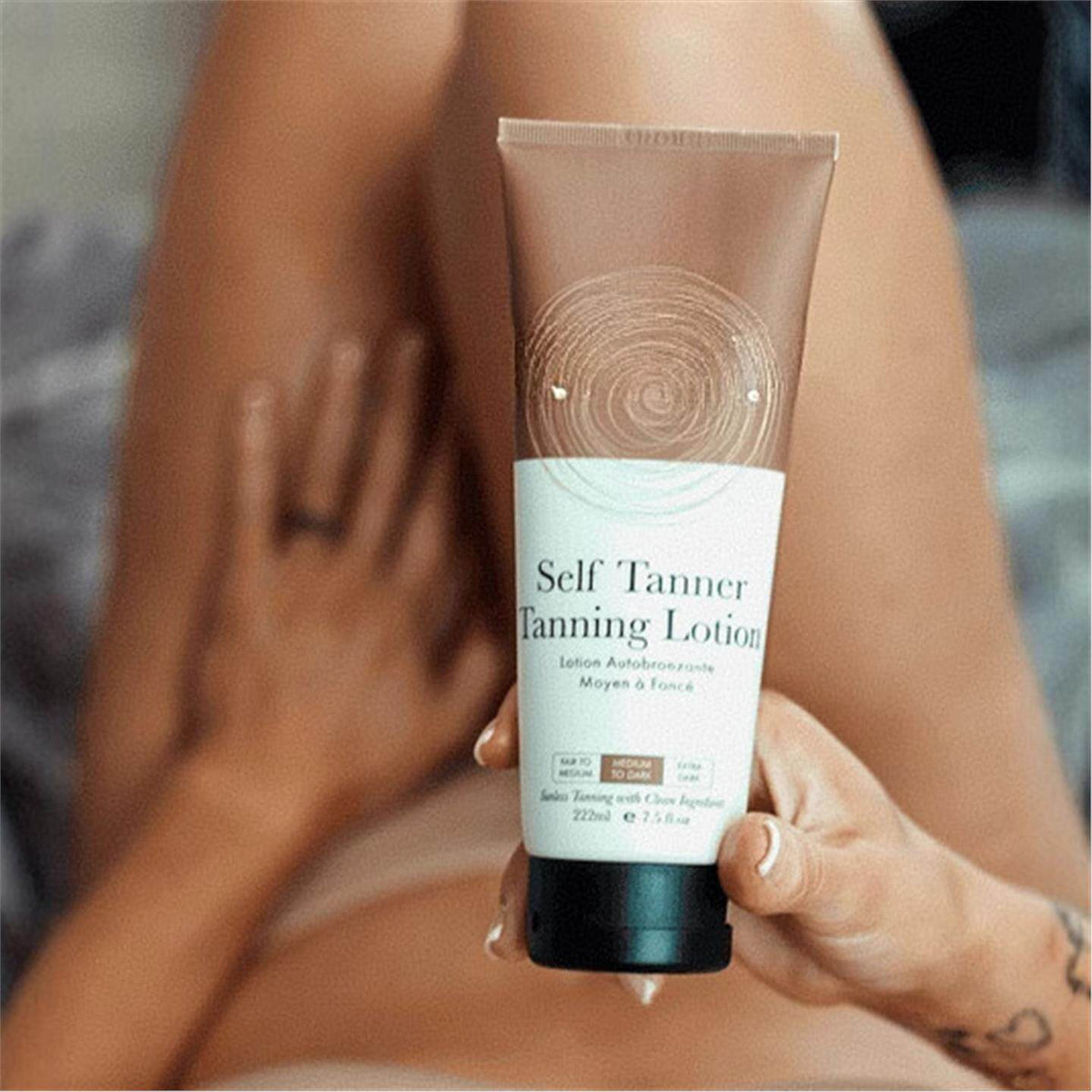 Tanning body lotion