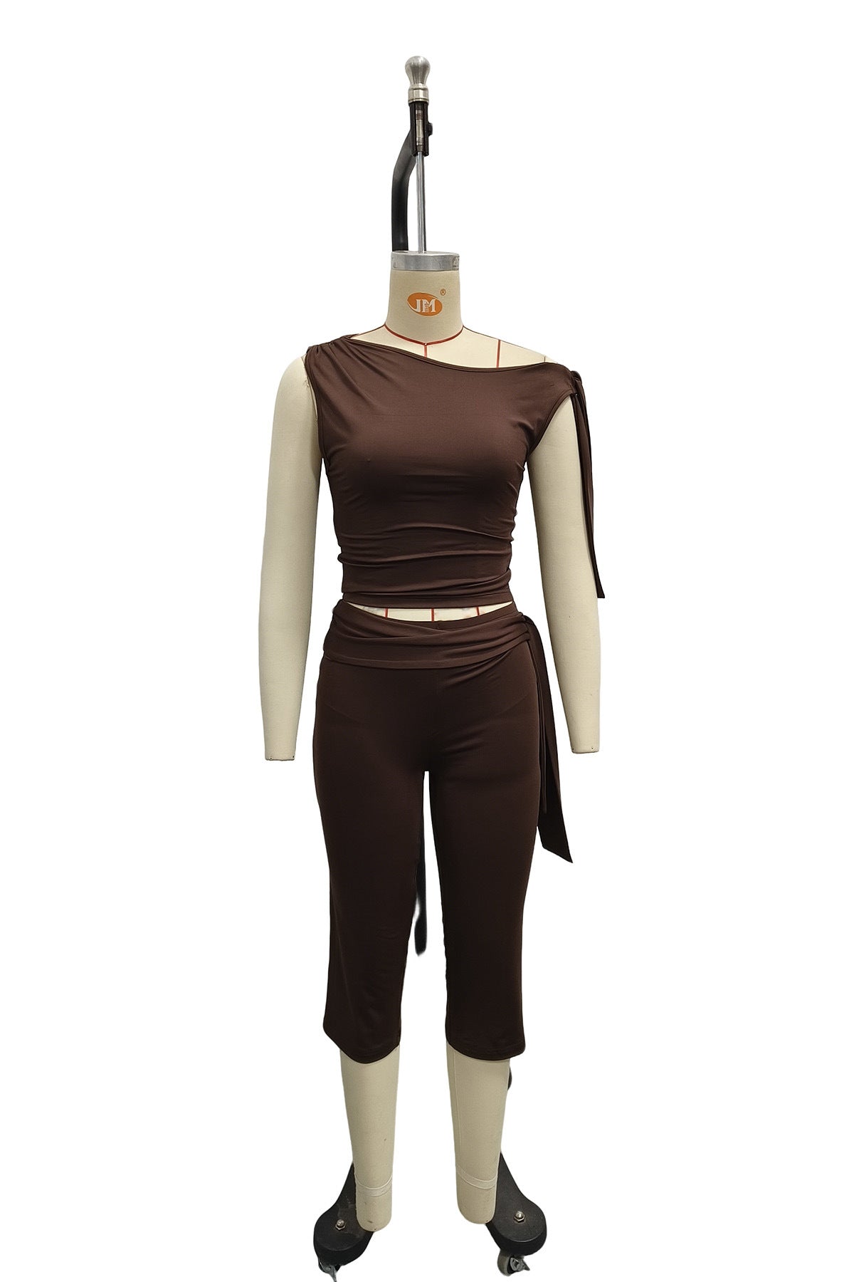 Womens Sleeveless Laced Shorts Set