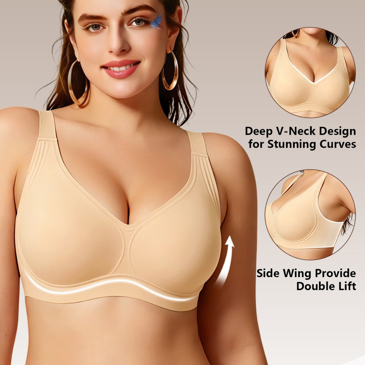 Seamless Soft Support Bra