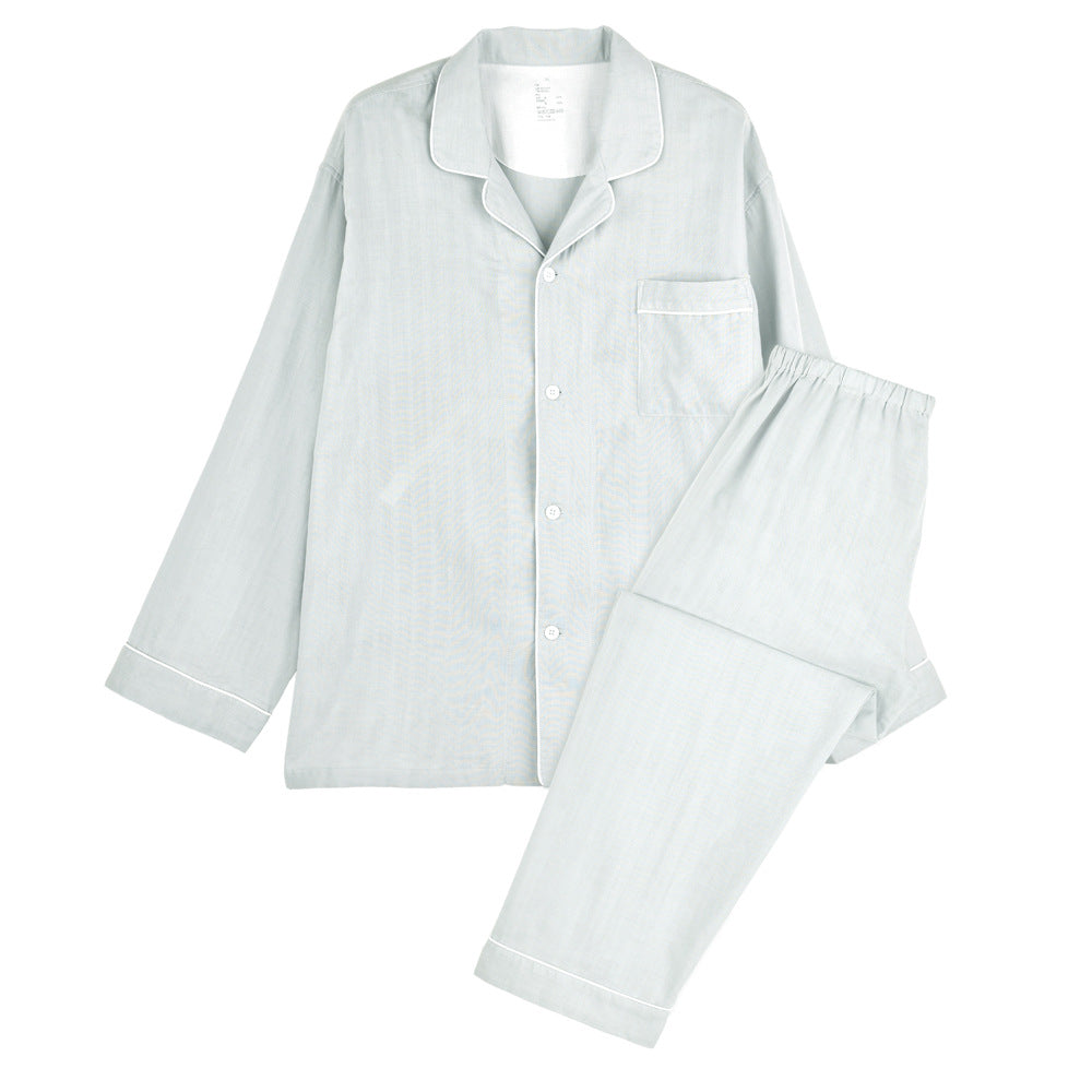 Double Layer Gauze Cotton Pajama Set