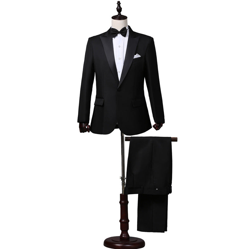 Mens Performance Suit with Bowtie