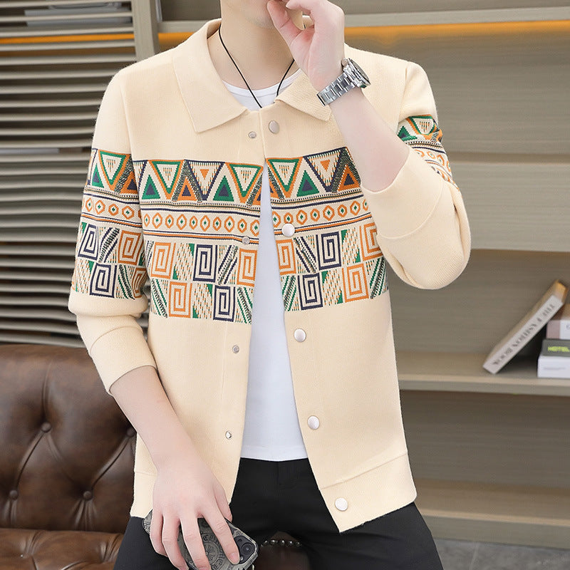 Casual knit jacket