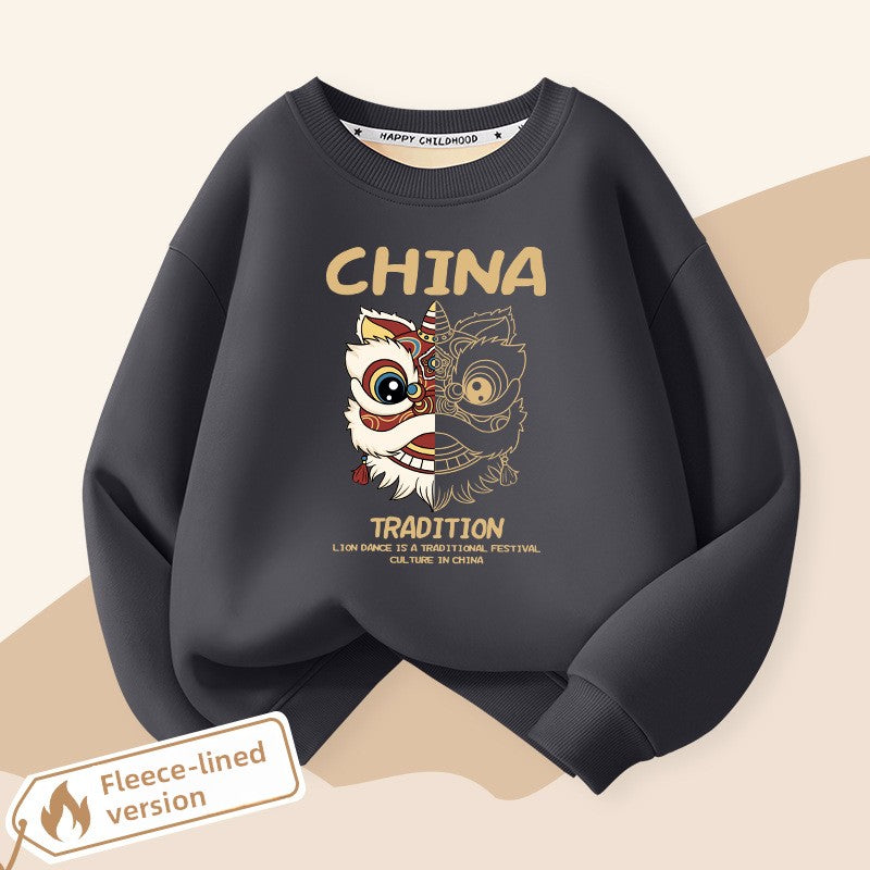 Junior and teen one-piece fleece hoodie