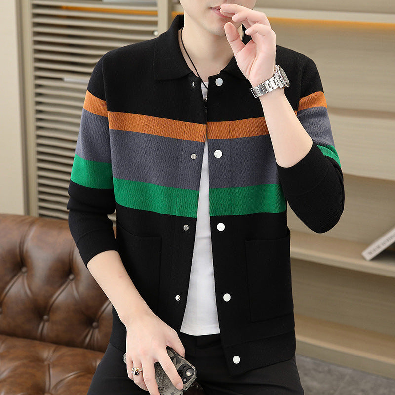Casual knit jacket