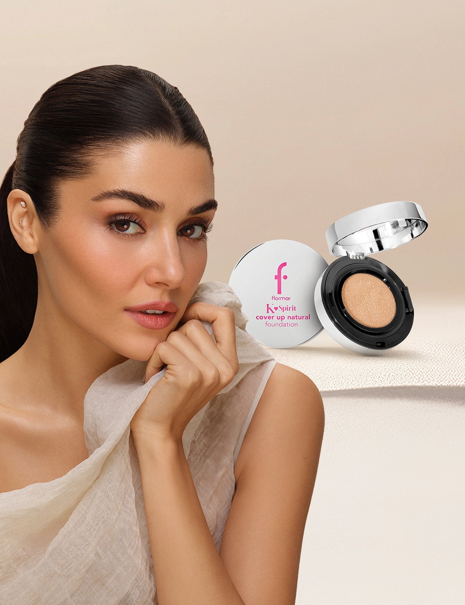 Flormar K-Spirit Cover Up High Coverage Cushion Foundation 15g