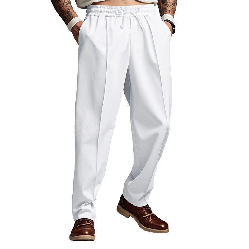 Mens Casual Straight Leg Pants