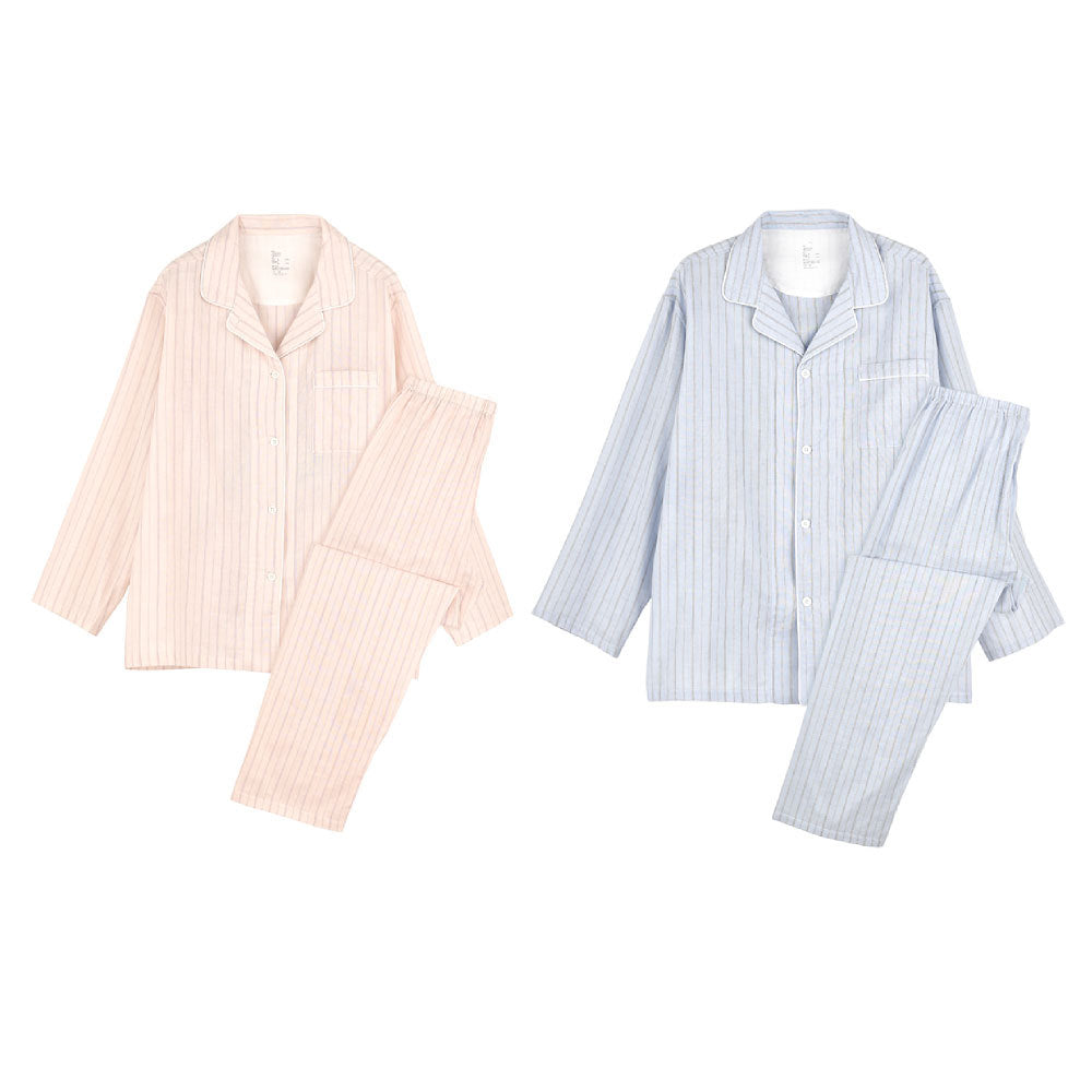 Double Layer Gauze Cotton Pajama Set