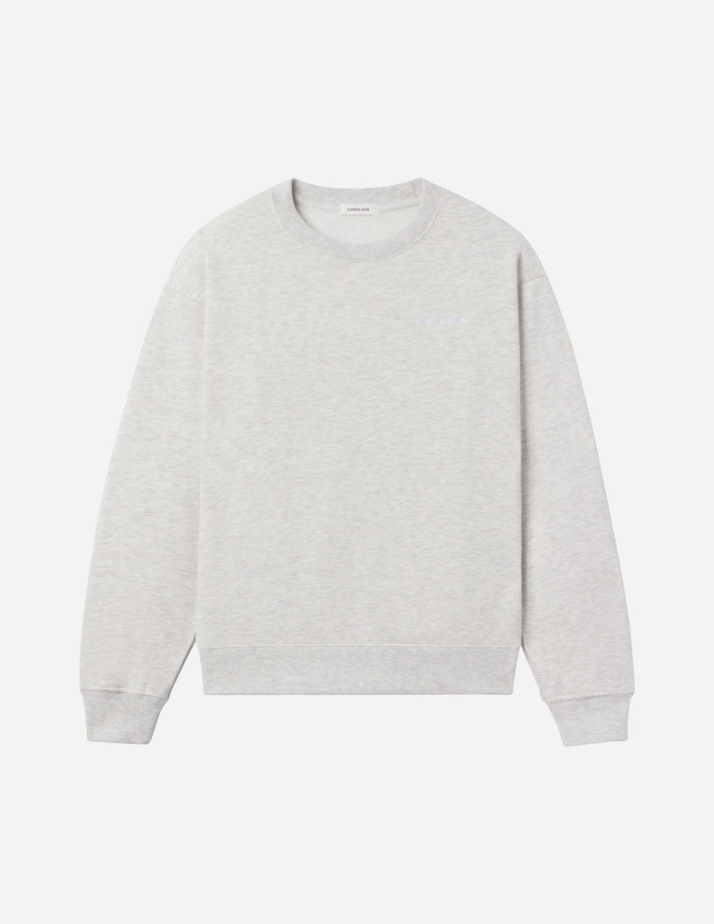 Basics Cloud Grey Unisex Crewneck
