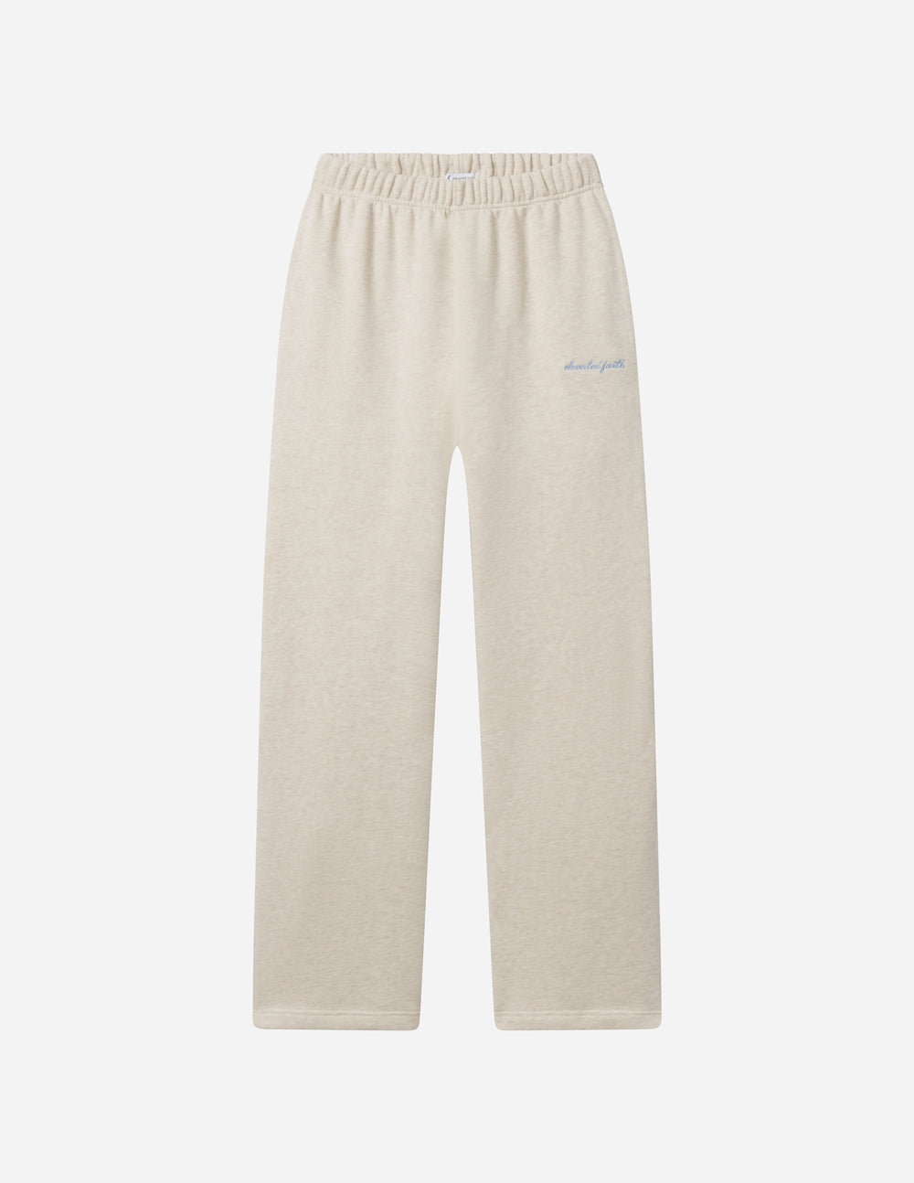 Basics Eggshell Wide Leg Sweatpant