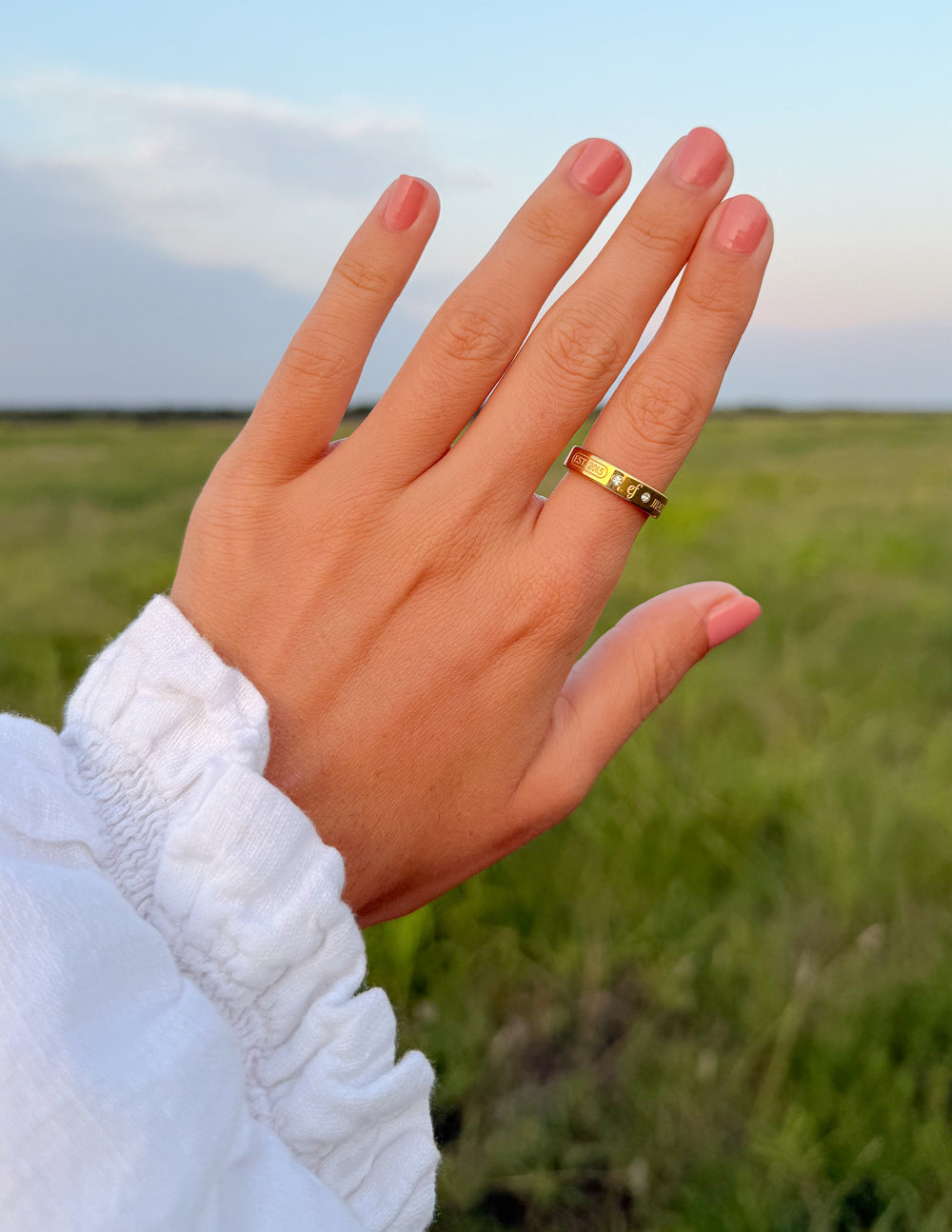 Gemstone Logo Ring