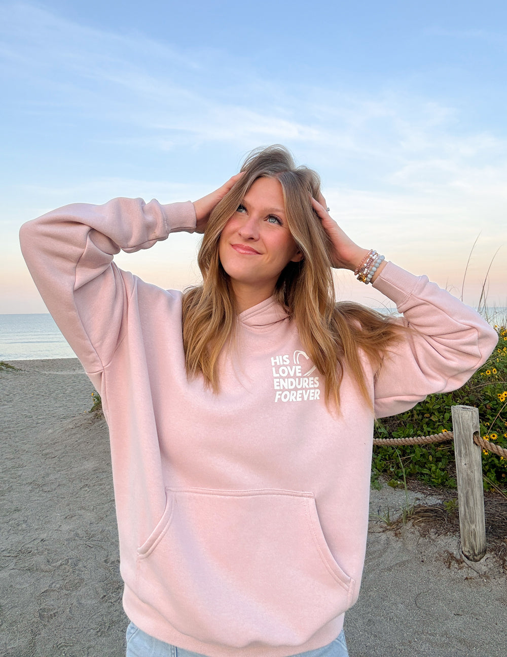 His Love Endures Forever Unisex Hoodie