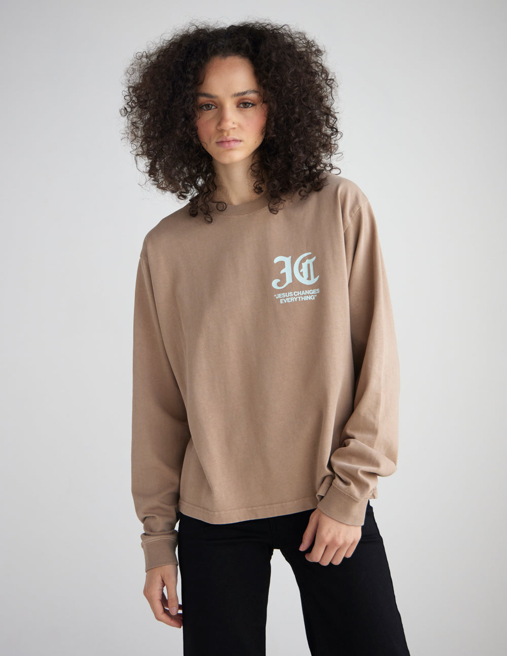 Jesus Changes Everything LS Heavyweight Tee