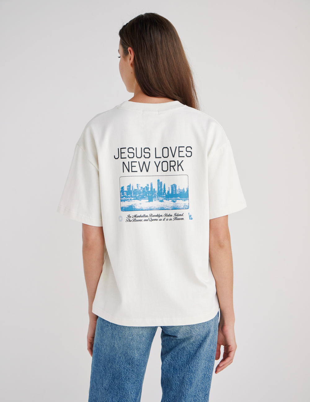 Jesus Loves New York Heavyweight Tee