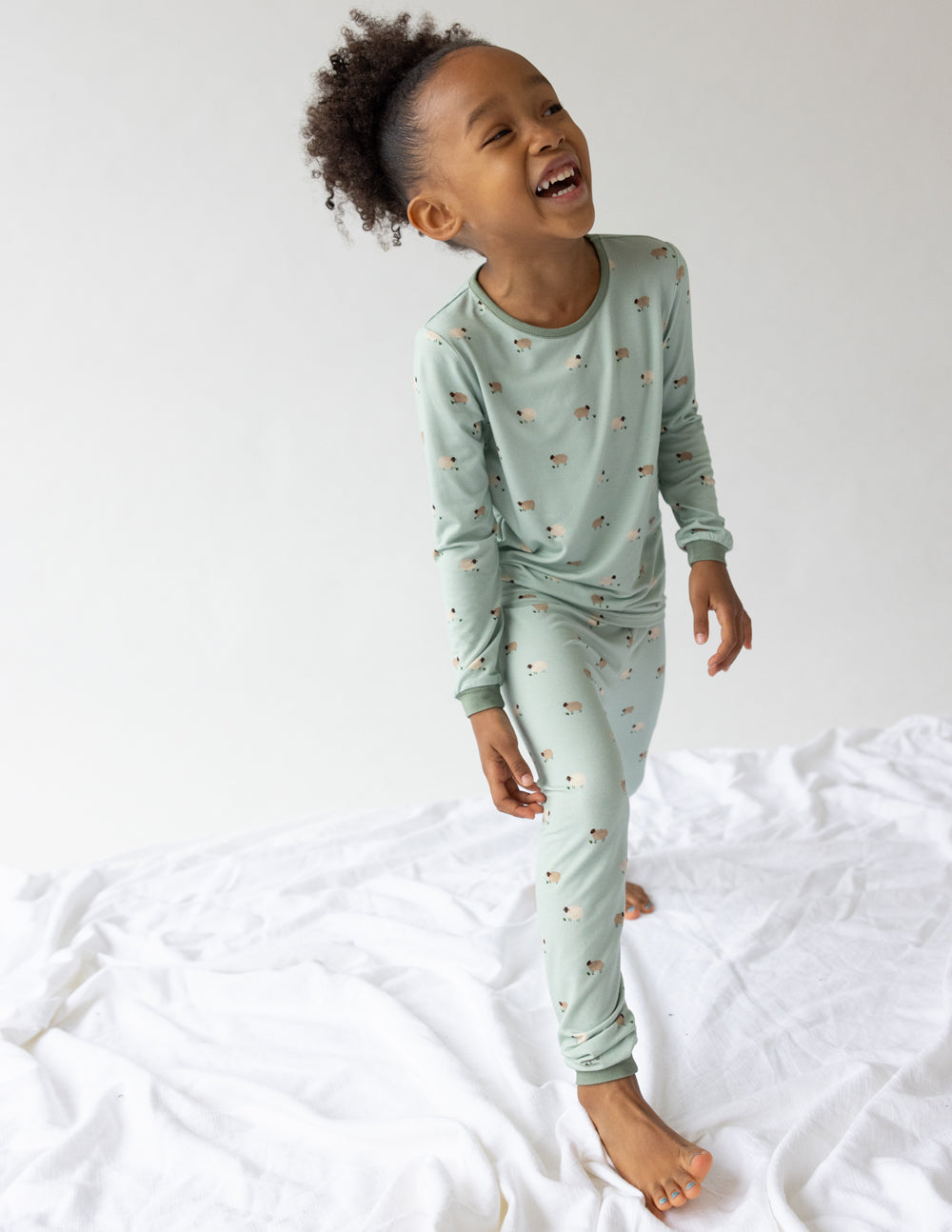 Lamb Bamboo Kids Pajama Set