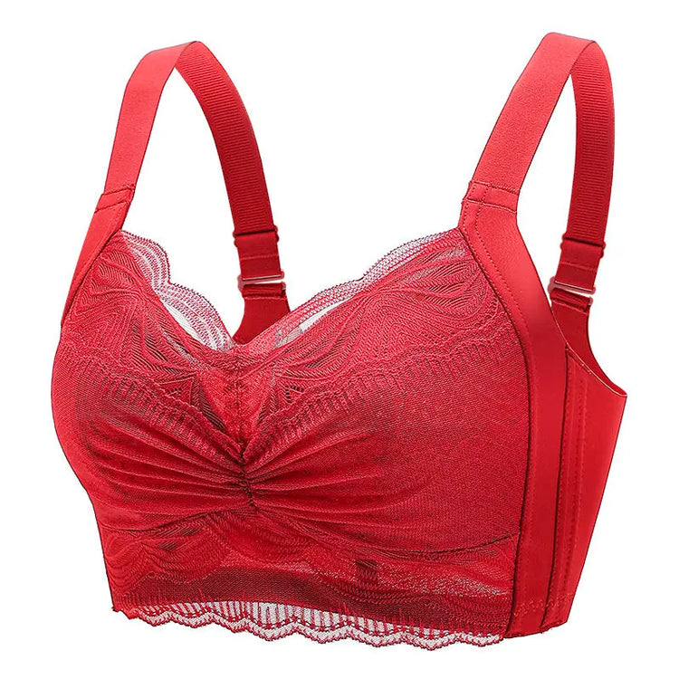 Honeycomb Cloth Large Size Underwear Ultra-Thin Push-Up Underwear to Shrink Secondary Breasts, Big Breasts, Small Breasts, Anti-Sagging Women&
