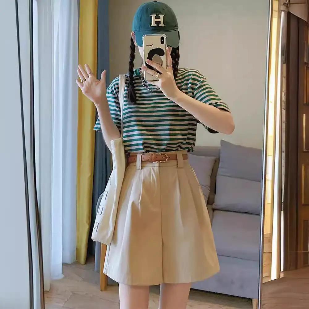 2023 New Salt Sweet Wear Age Reducing College Style Lively Slimming Slight Fat Sister Two-piece Suit Summer by Dropshipman