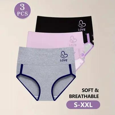 Cross-border Europe and the United States plus size 4 pairs of underwear stitching fashion hip briefs TK Xiyin foreign trade wholesale women&