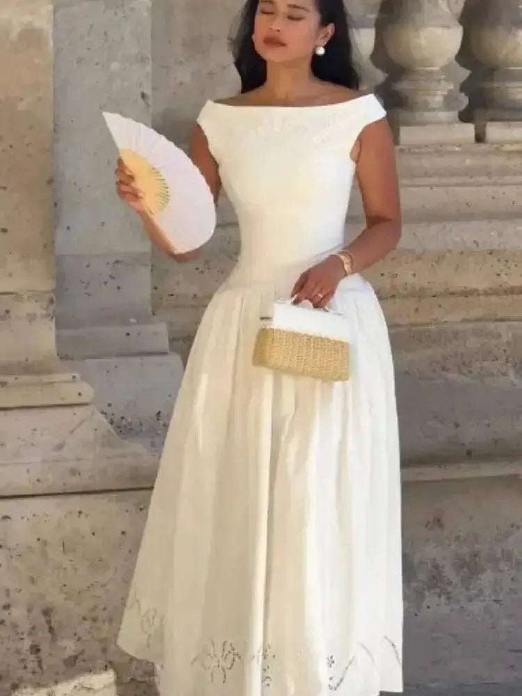 Trendy Minimalist Dress Romantic Stylish Vintage Dresses Women Bridesmaid Party Modest Street Summer Outfits by Dropshipman