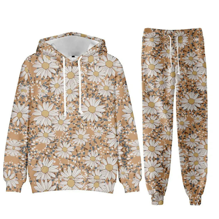 Chic Floral Elegant Suit Women&