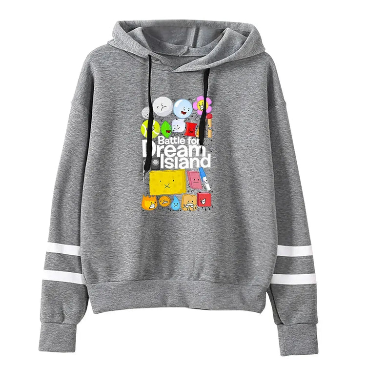 Jacknjellify BFDI Battle For Dream Island Merch Pullover Hoodie Merch Fashion Hoodie Fashion Sweatshirt Pullover Tracksuit SHOPEZRA L.L.C.