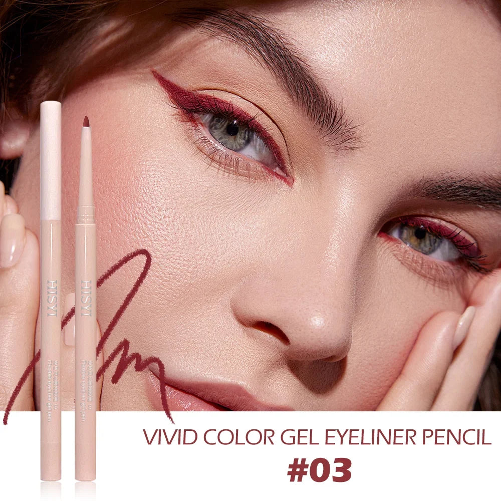 Eyeliner Shadow Stick — Twist-Up Sharpener, Long-Wear Waterproof Smudge-Proof, Precise Matte Line & Blendable, Xmas & Winter