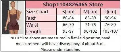 Women Square-neck Halter Mini Dress Sexy Pleated Sleeveless Backless High Waist Bodycon Dresses 2026 New Fashion Party Robes by Dropshipman