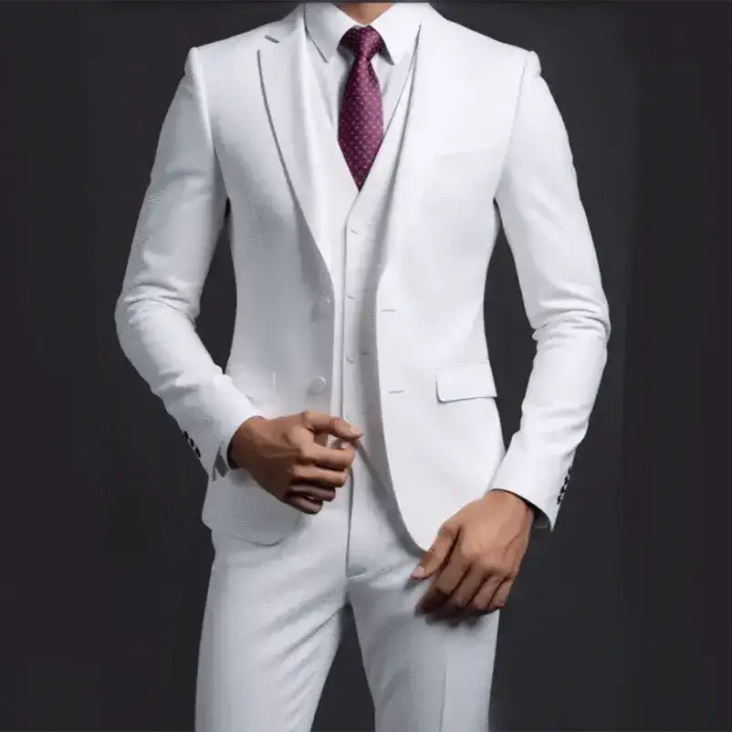 Suit (Blazer+ Vest + Trousers) Men&