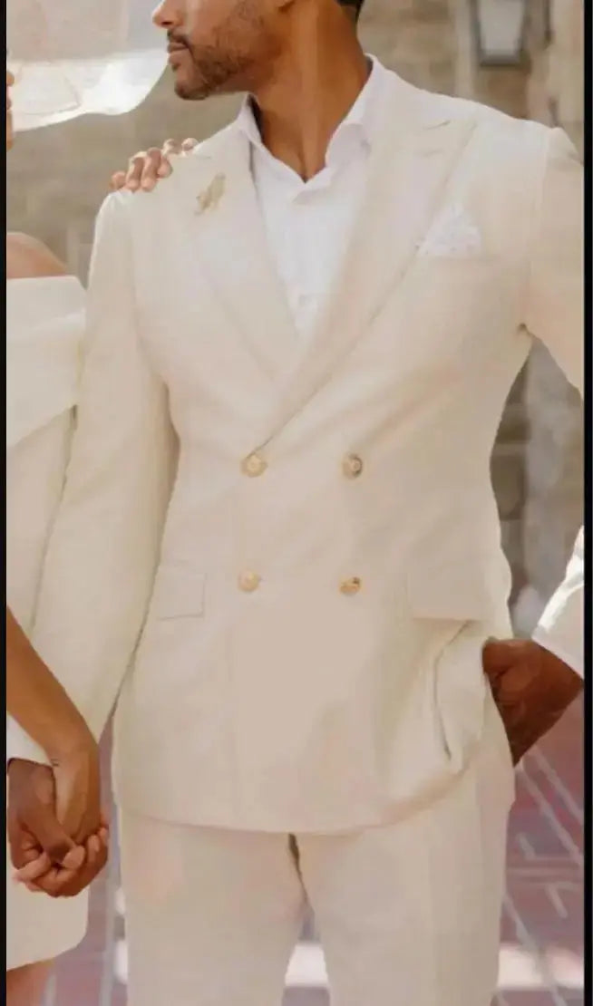 Suits for Men Slim Fit 3 Pieces Male Suit Jacket Vest with Pants Wedding Tuxedo SHOPEZRA L.L.C.