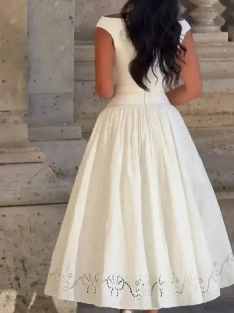 Trendy Minimalist Dress Romantic Stylish Vintage Dresses Women Bridesmaid Party Modest Street Summer Outfits by Dropshipman