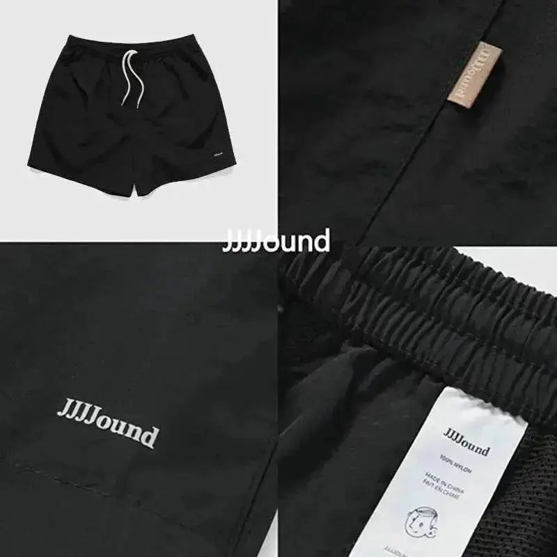 JJJJOUND joint nylon solid color classic quick-drying shorts drawstring loose sports beach pants men and women couple trend by Dropshipman