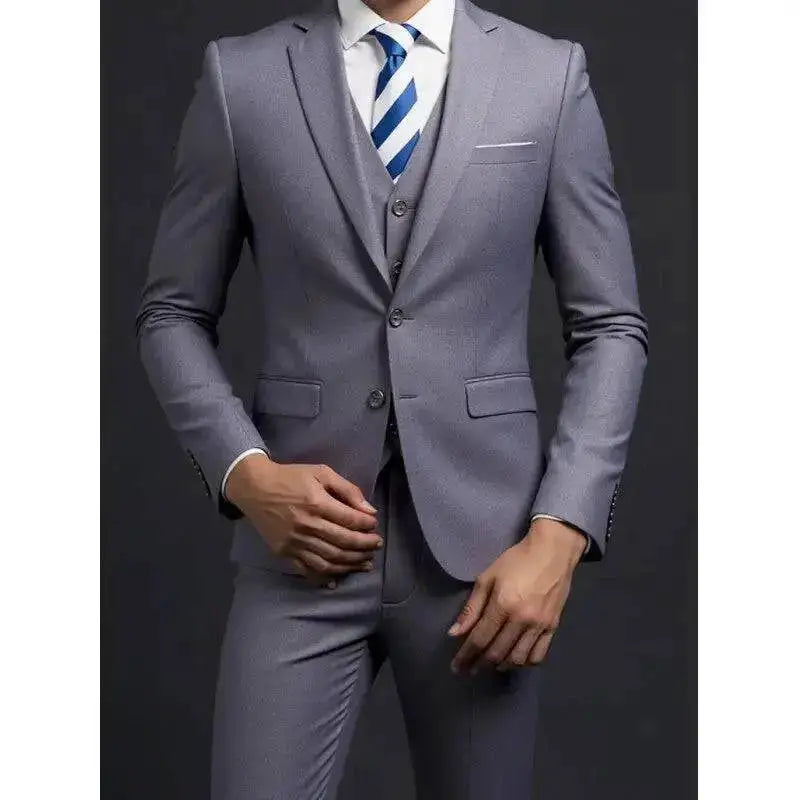 Suit (Blazer+ Vest + Trousers) Men&