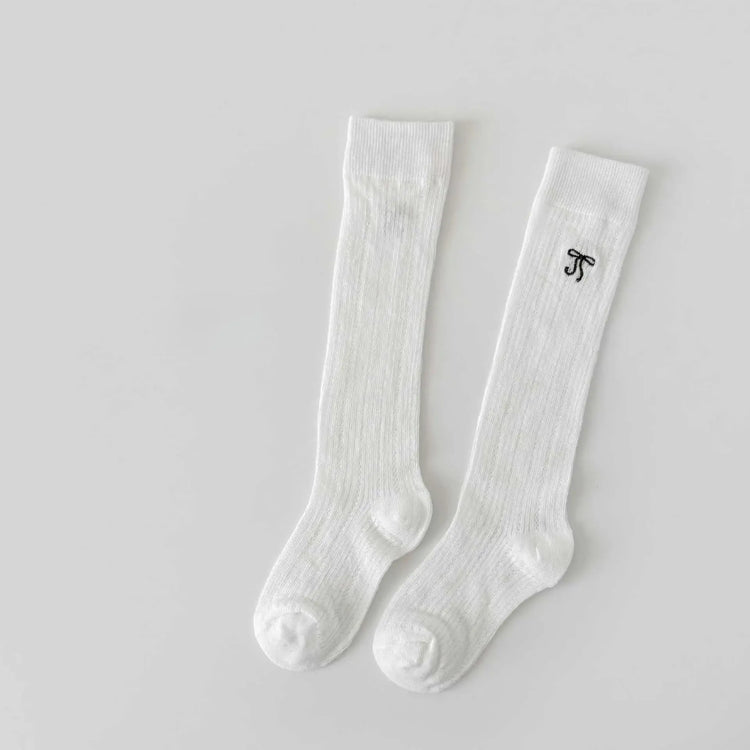 Summer Baby Hollow Out Socks Cute Bow Mesh Cotton Princess Knee High Socks Breathable Thin Non-slip Children Socks 2-12Years SHOPEZRA L.L.C.