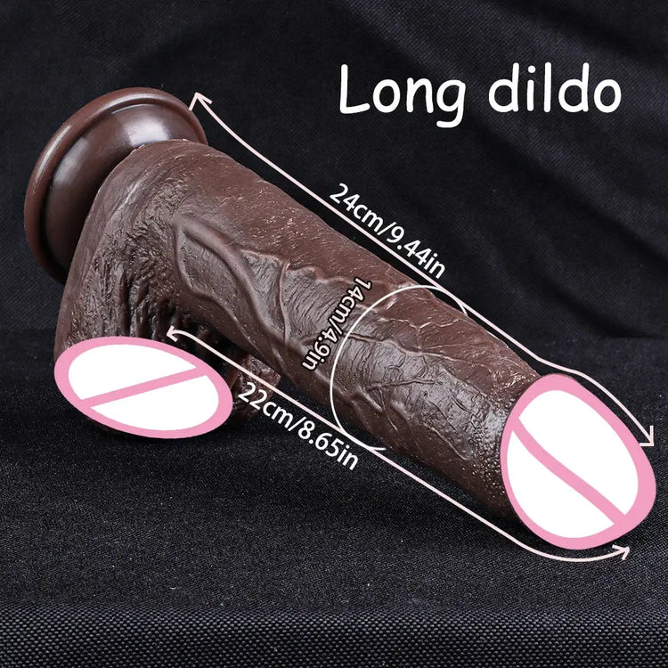 Sex Toys Penile Prosthesis Thick Penis Dildo Sexy Adult Cock Dick Soft Realistic Skin Feel Human Penis Sexual Dildos For Woman SHOPEZRA L.L.C.
