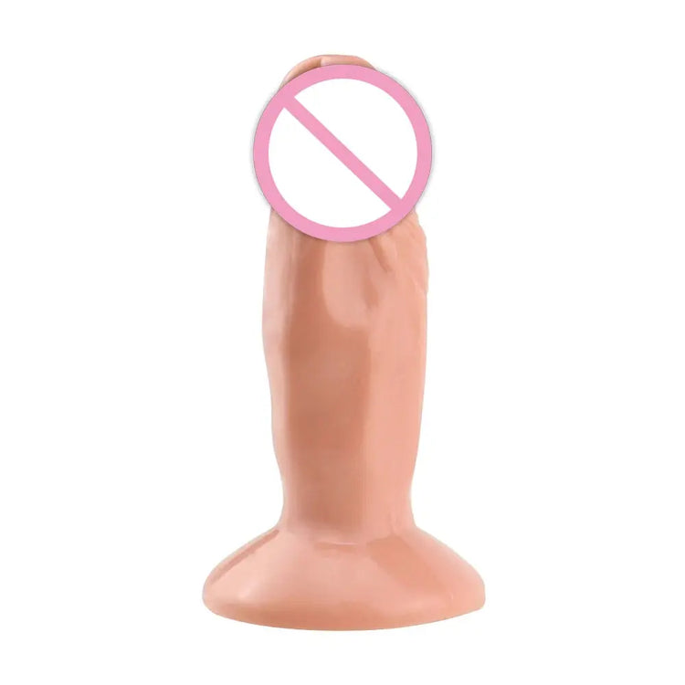 Female Mini Dildo Simulation with Suction Cup Small Realastic Silicone Soft Thick Penis Adult Erotic Sex Toys Anal Dick Sexshop SHOPEZRA L.L.C.