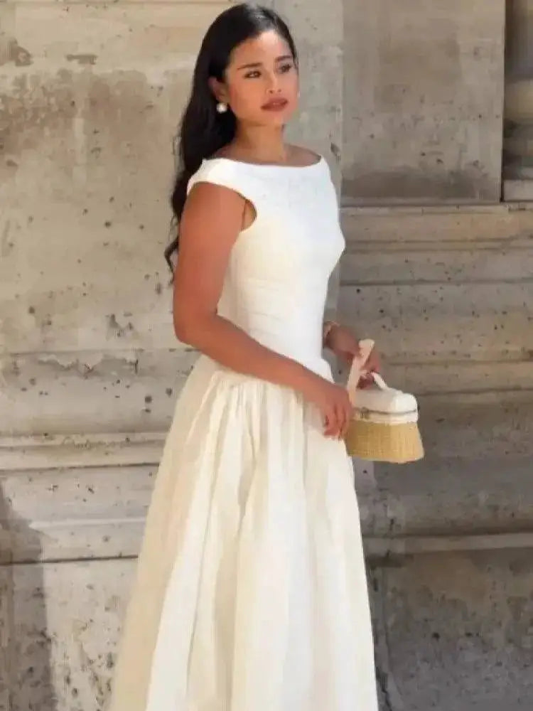 Trendy Minimalist Dress Romantic Stylish Vintage Dresses Women Bridesmaid Party Modest Street Summer Outfits by Dropshipman