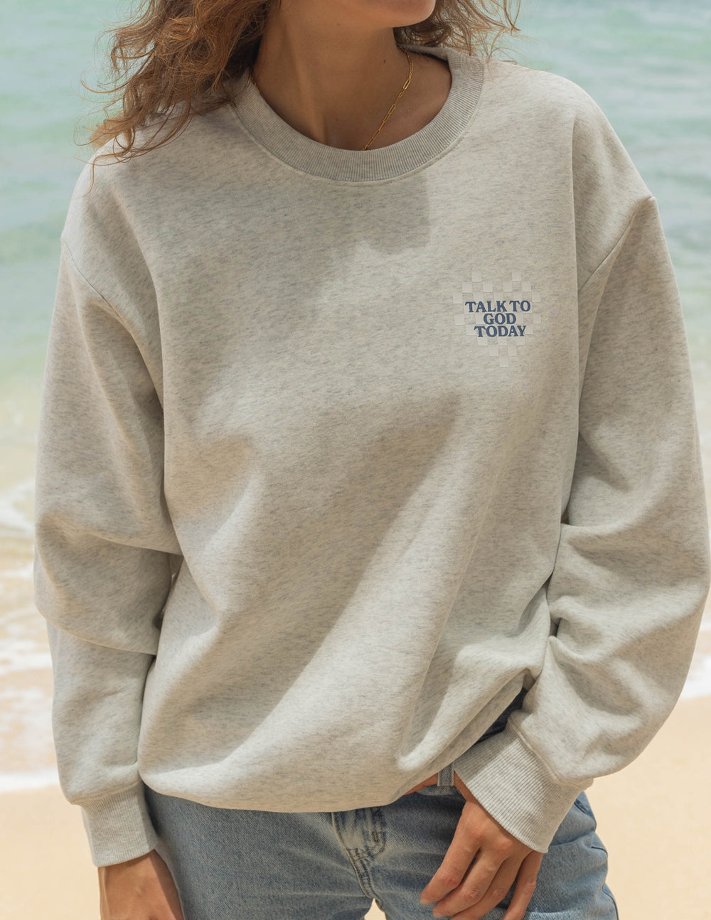 Talk to God Unisex Crewneck