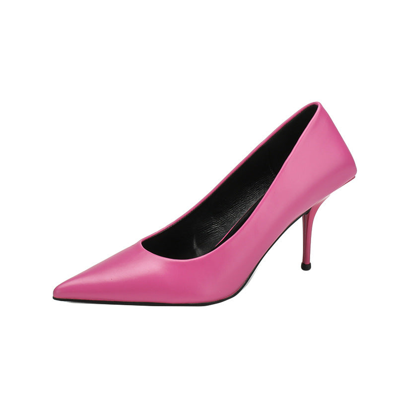 Green Stiletto Pointed Toe High Heels