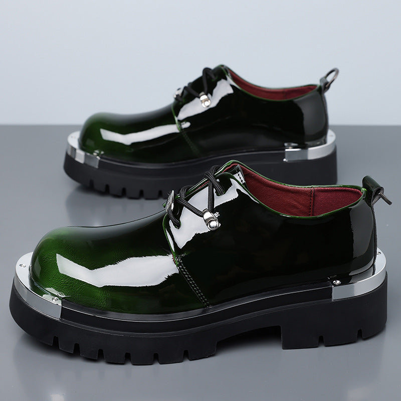 Mens Casual Derby Shoes with Height Increase