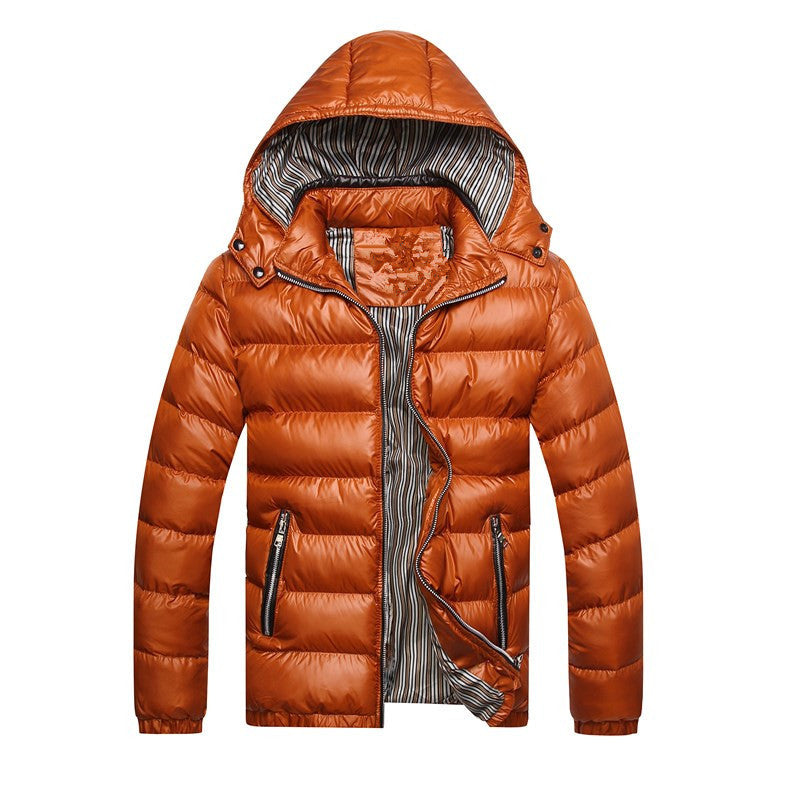 Winter Thickened Down Jacket with Removable Collar