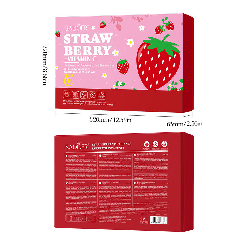 Strawberry VC Brightening Skincare Set