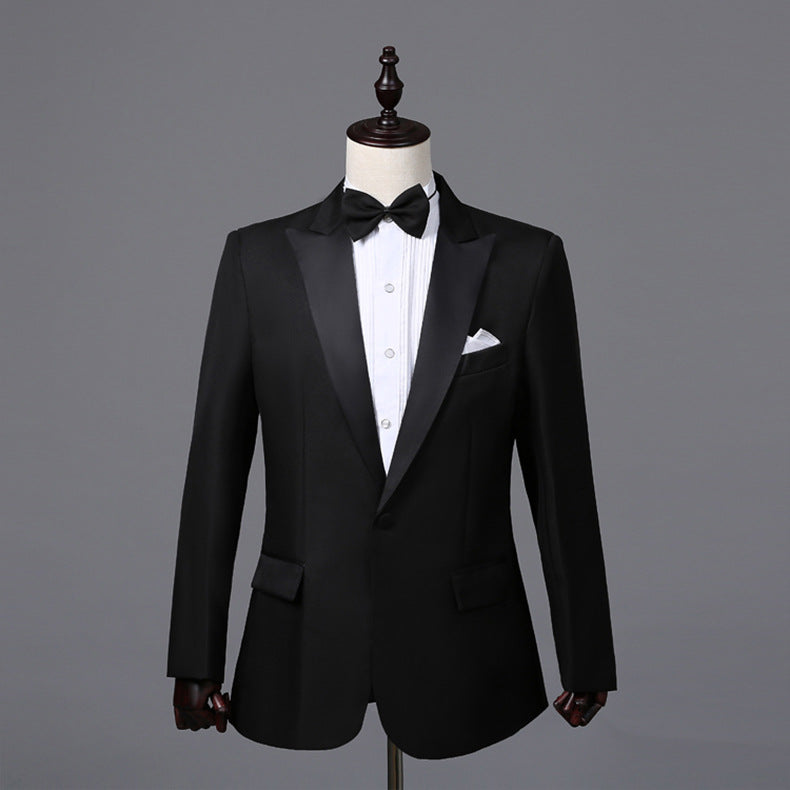 Mens Performance Suit with Bowtie